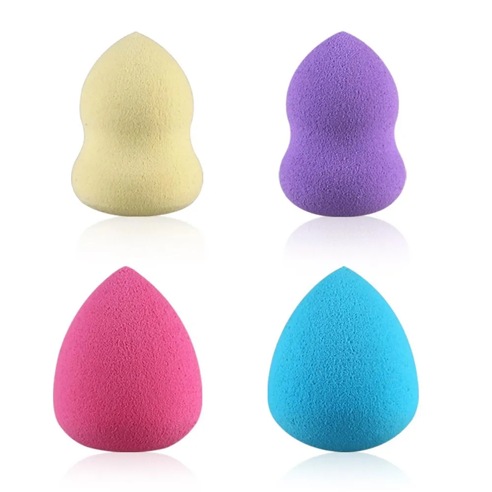 1/4/5/10Pcs Makeup Foundation Sponge Cosmetic Puff Powder Make Up Facial Contour Beauty Tool Kit Random Color Wholesale