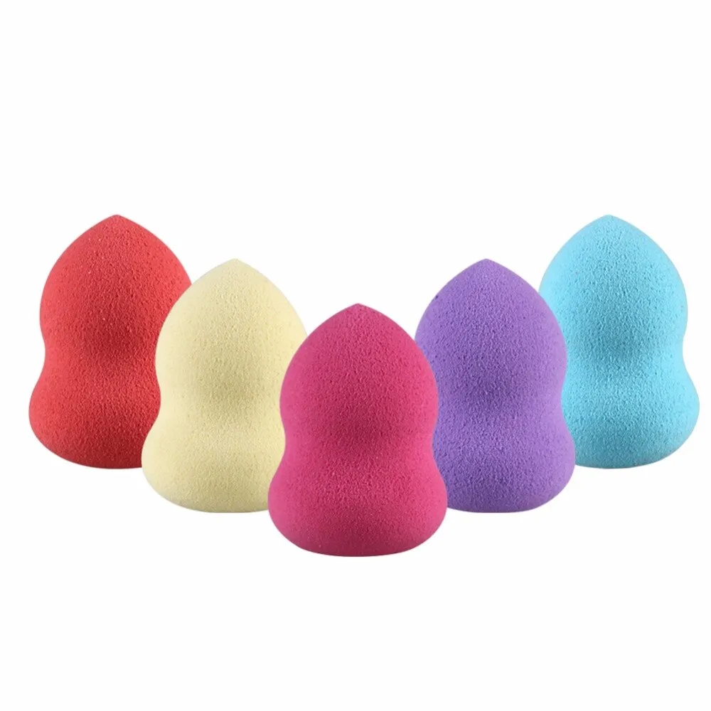 1/4/5/10Pcs Makeup Foundation Sponge Cosmetic Puff Powder Make Up Facial Contour Beauty Tool Kit Random Color Wholesale