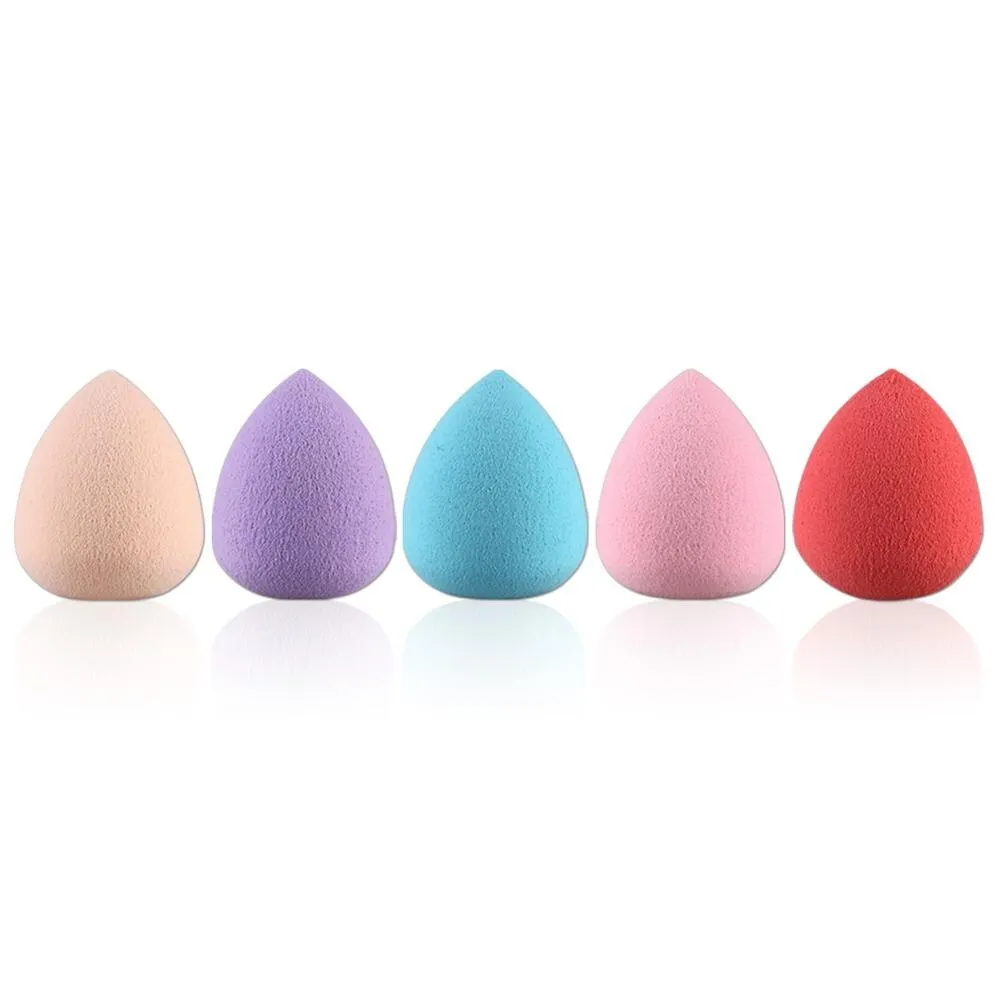 1/4/5/10Pcs Makeup Foundation Sponge Cosmetic Puff Powder Make Up Facial Contour Beauty Tool Kit Random Color Wholesale