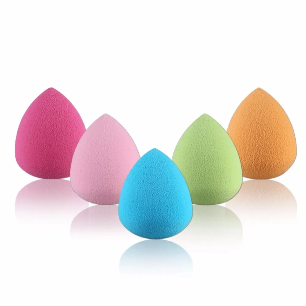 1/4/5/10Pcs Makeup Foundation Sponge Cosmetic Puff Powder Make Up Facial Contour Beauty Tool Kit Random Color Wholesale