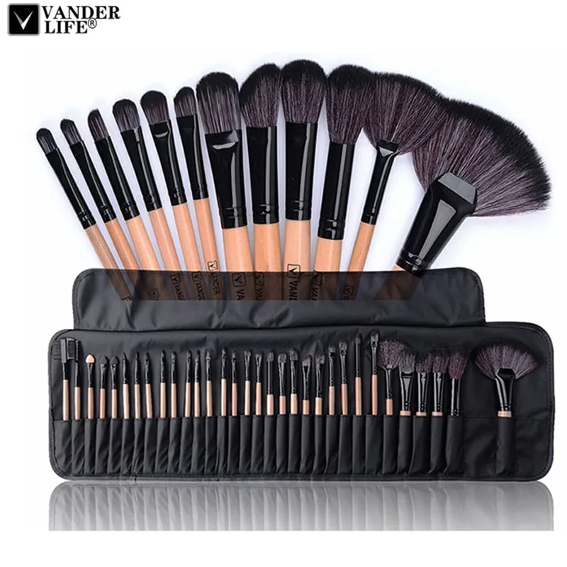 32pcs Professional Makeup Brushes Set Make Up Powder Brush