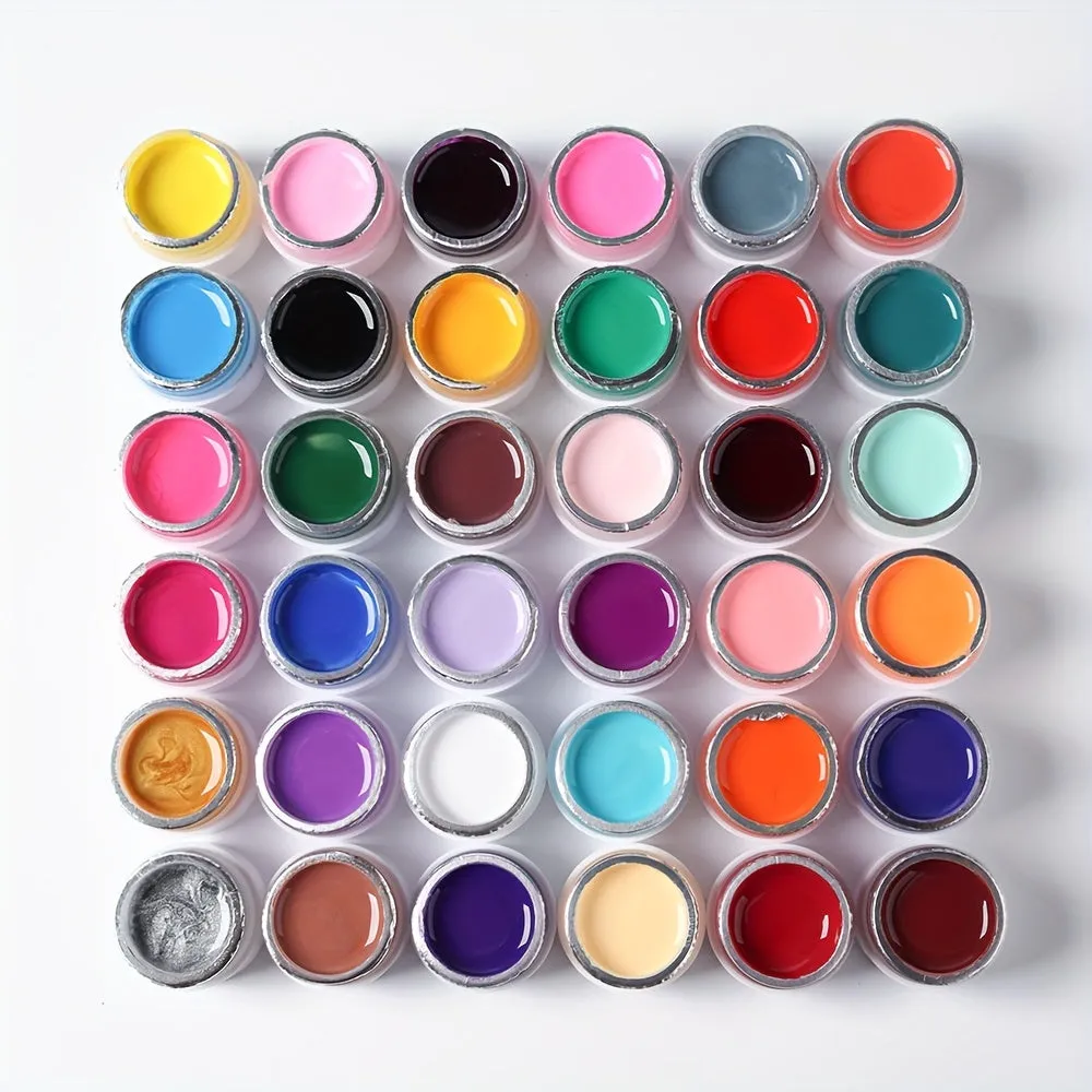 36Piece Colorful Nail Polish Set for Vibrant Nail Art