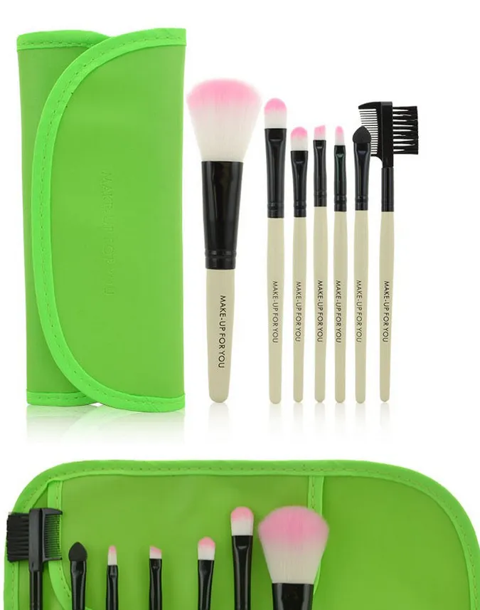 7 make-up makeup brushes, high-end makeup brush bag, a variety of colors available