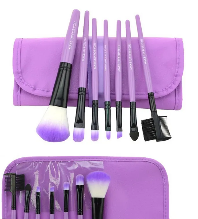 7 make-up makeup brushes, high-end makeup brush bag, a variety of colors available