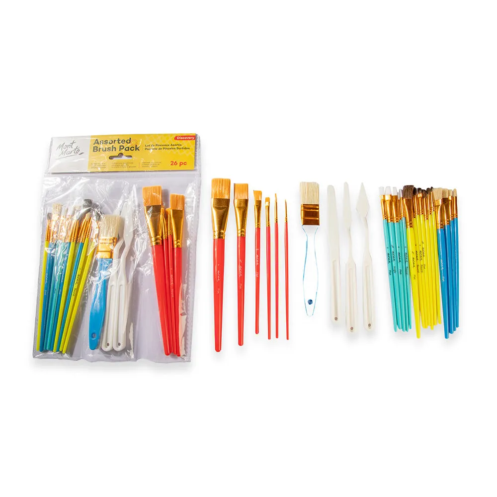 Assorted Brush Pack Discovery 26pc