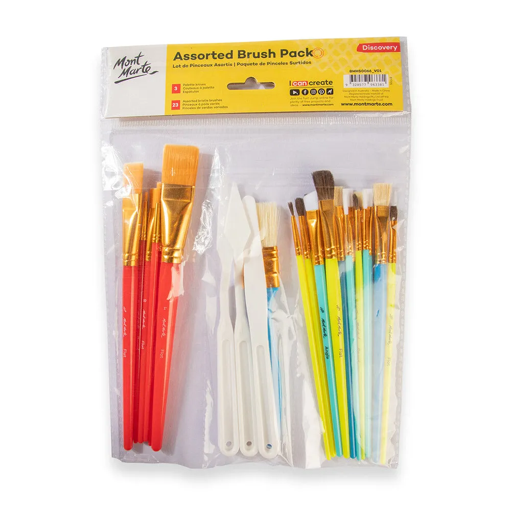 Assorted Brush Pack Discovery 26pc