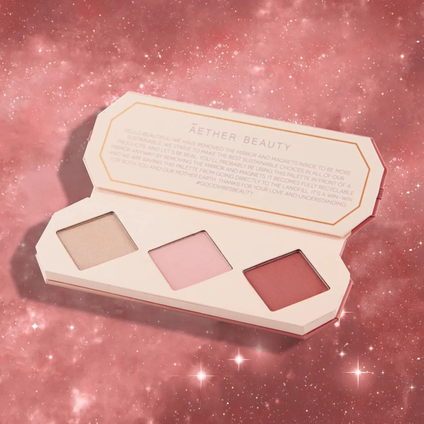 ATHR BEAUTY - Crystal Charged Cheek Palette - Ruby