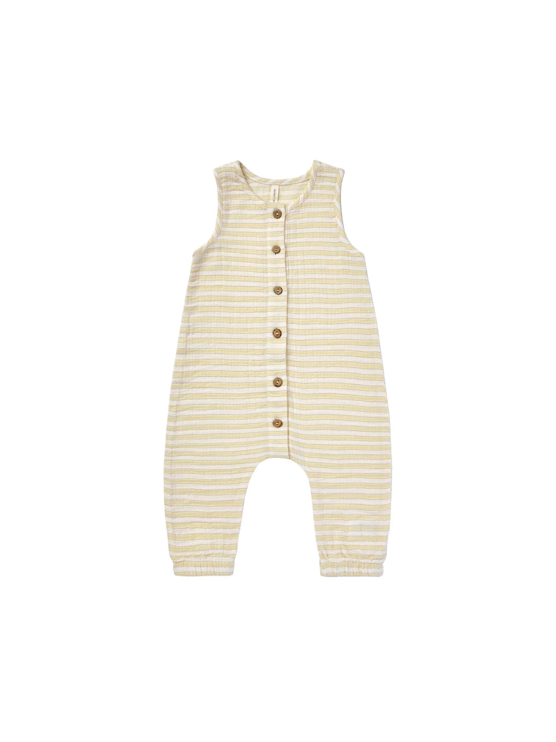 Baby Boy Jumpsuit | Vintage Stripe | Quincy Mae