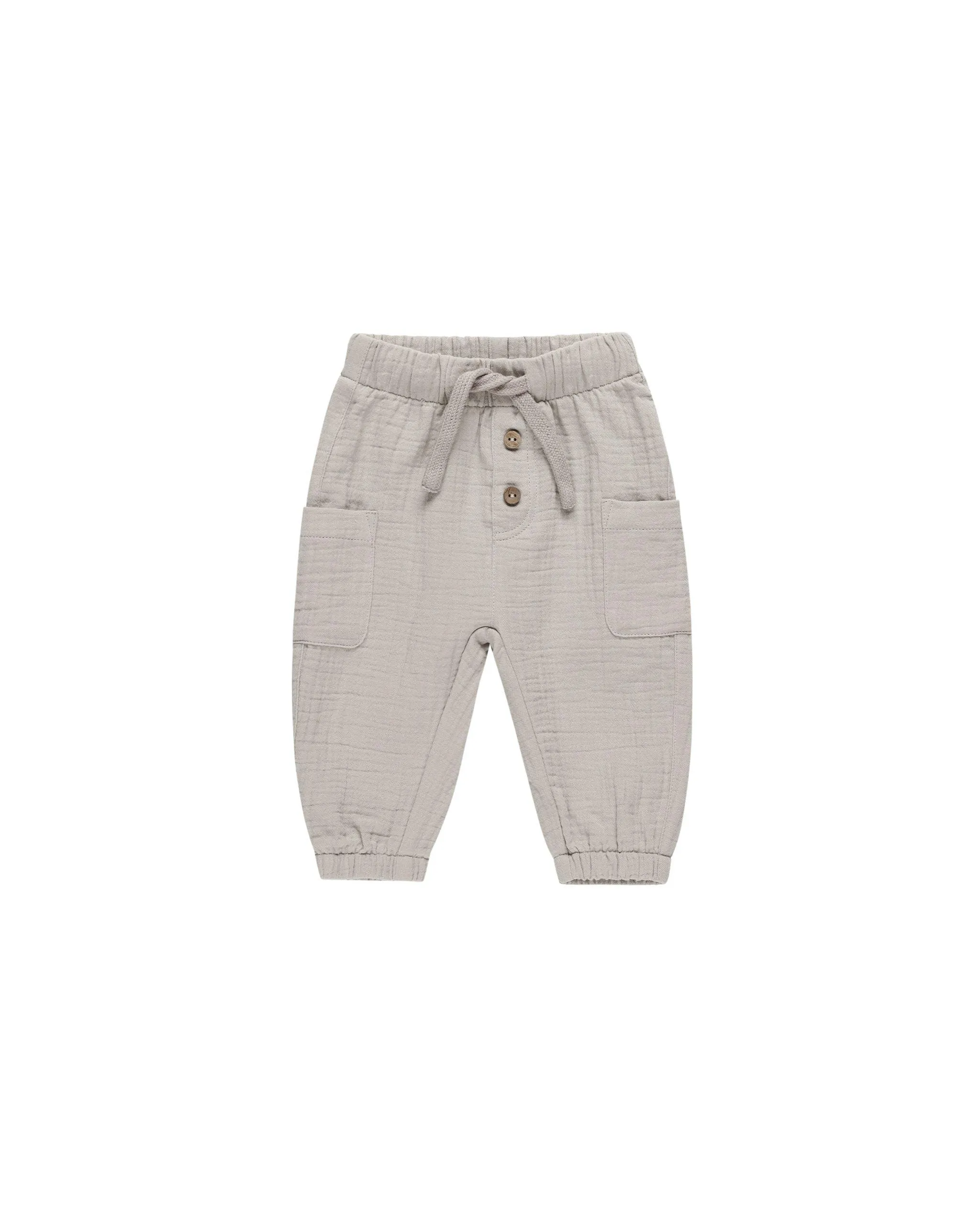 Baby Boy Sets | 2PCS: Rex Sweater Fog Stripe and Luca Pant in Fog Set | Quincy Mae