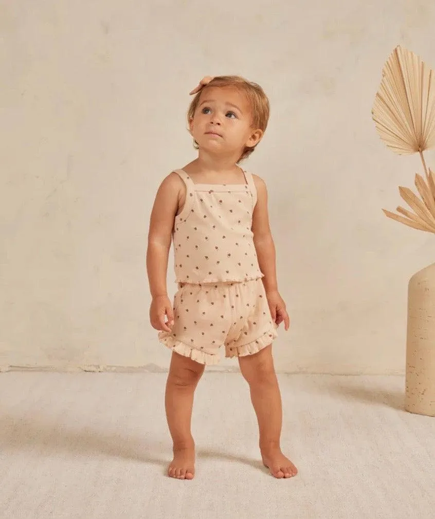 Baby Girl 2 Piece Set | Evie - Strawberries | Quincy Mae