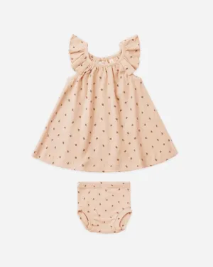 Baby Girl Dresses | Ruffle Swing - Strawberries | Quincy Mae