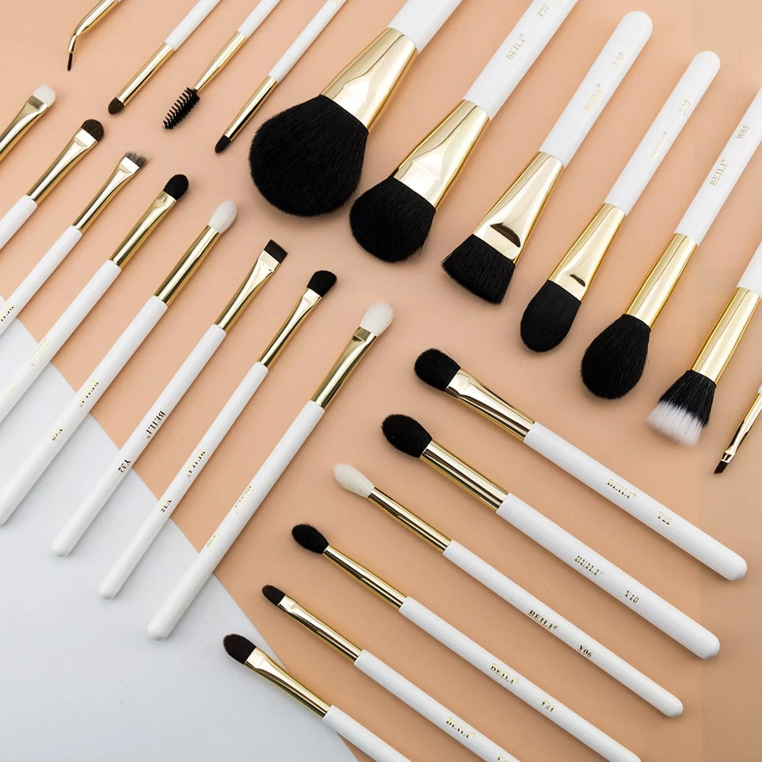 BEILI 25Pcs Individual Professional Makeup Brush Set WB-S25