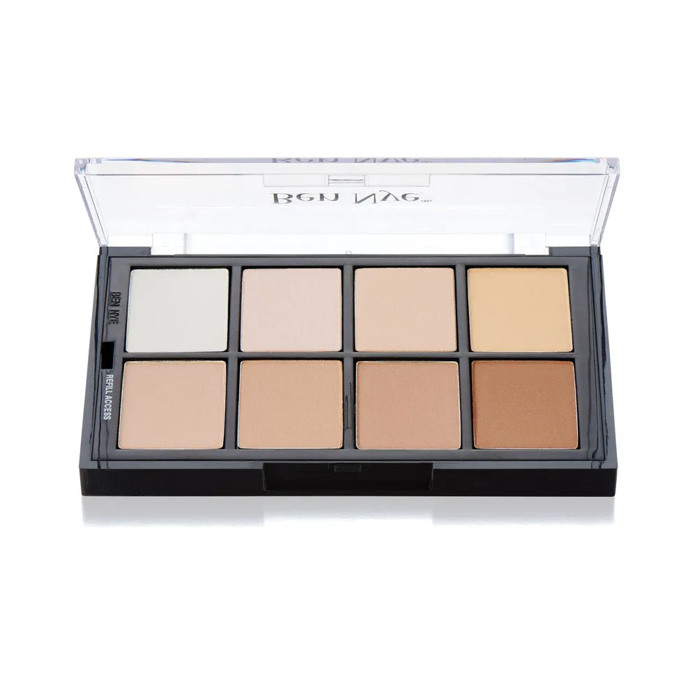 Ben Nye Studio Color Pressed Palette - Bella Poudre (STP-53)