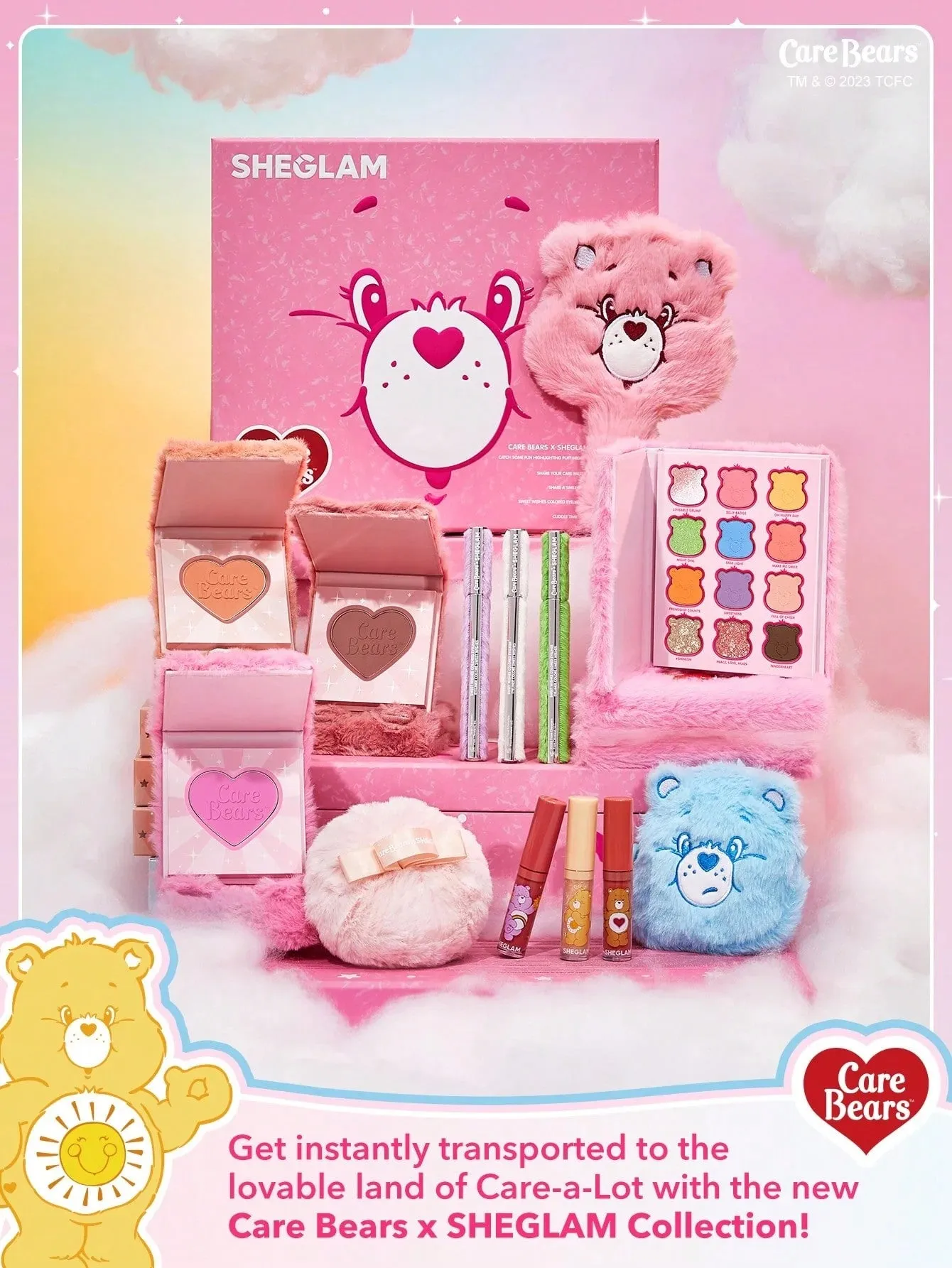 Blush Sheglam x Care Bears Cuddle Time - Thrill Seeker, peach