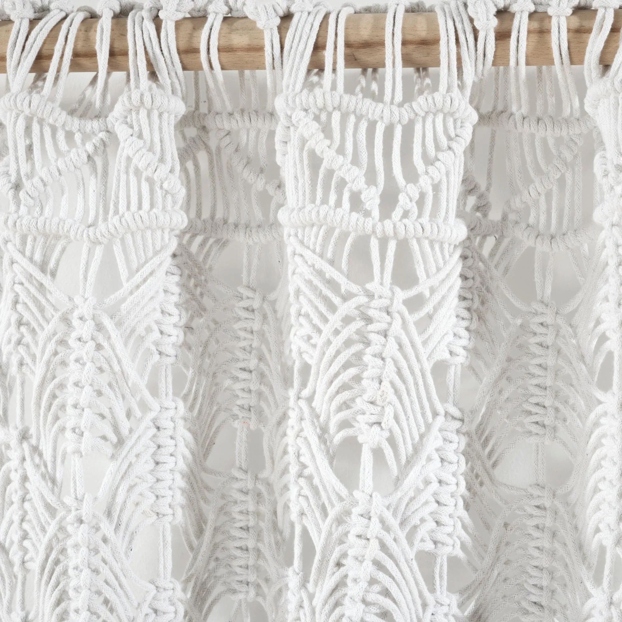 Boho Macrame Tassel Cotton Window Curtain