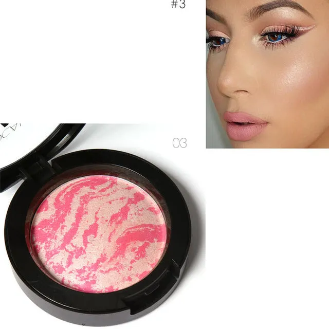 Brand FOCALLURE Make Up Blushes Face Bronzer Blushes Powder Cosmetic Natural Base Makeup Highlighter Face Contour Blush