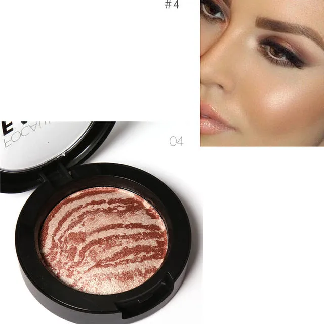 Brand FOCALLURE Make Up Blushes Face Bronzer Blushes Powder Cosmetic Natural Base Makeup Highlighter Face Contour Blush