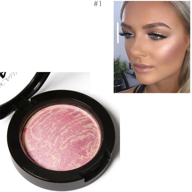 Brand FOCALLURE Make Up Blushes Face Bronzer Blushes Powder Cosmetic Natural Base Makeup Highlighter Face Contour Blush