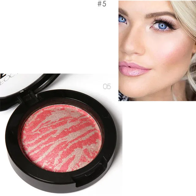 Brand FOCALLURE Make Up Blushes Face Bronzer Blushes Powder Cosmetic Natural Base Makeup Highlighter Face Contour Blush