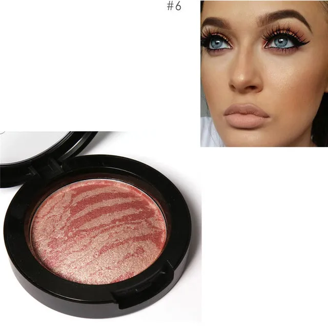 Brand FOCALLURE Make Up Blushes Face Bronzer Blushes Powder Cosmetic Natural Base Makeup Highlighter Face Contour Blush