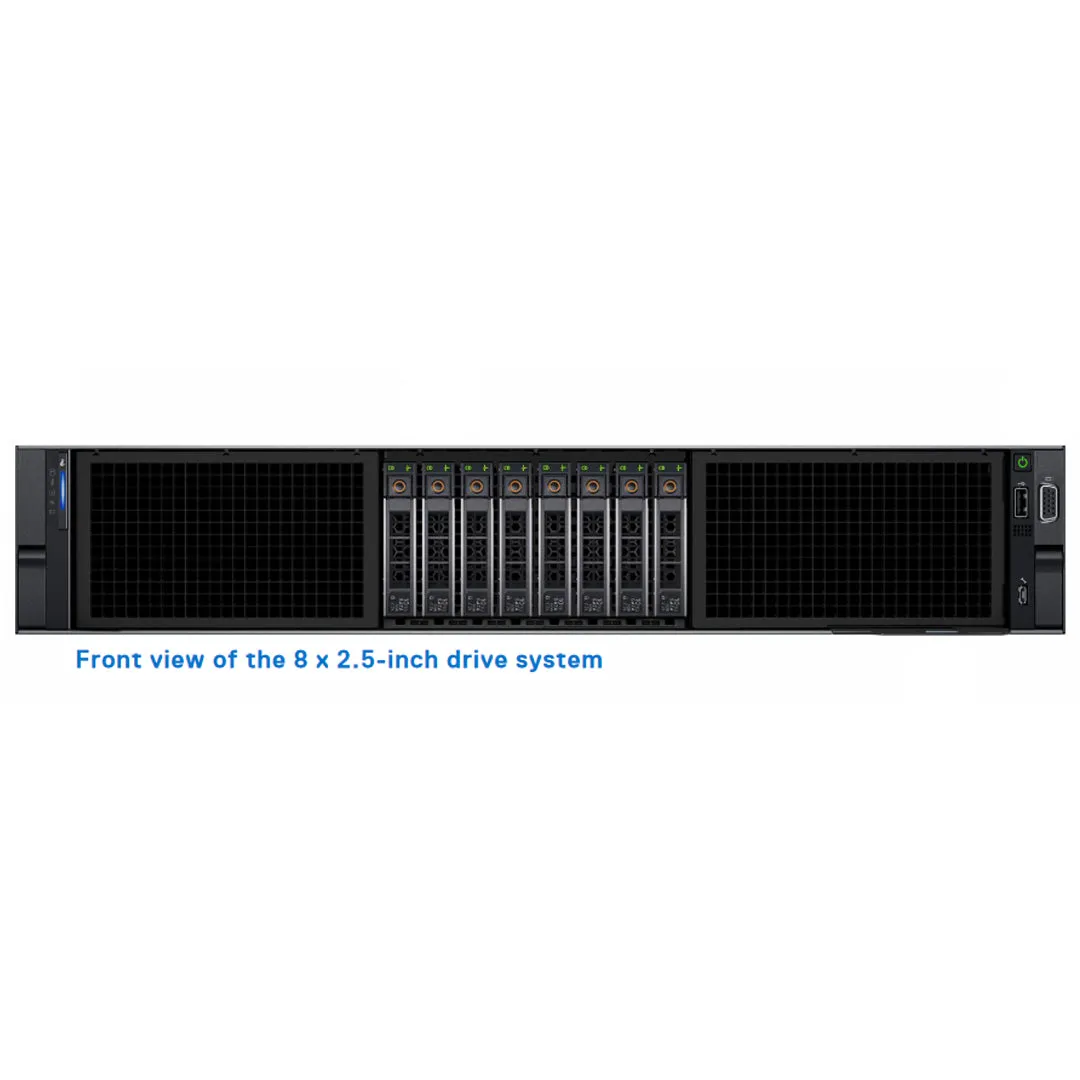 Dell PowerEdge R750xa Rack Server Chassis 8x2.5" | DR2X3