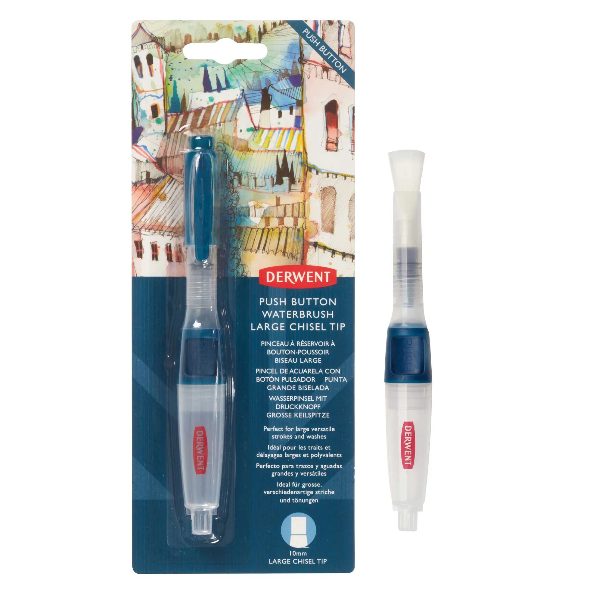 Derwent Push Button Waterbrush - Single