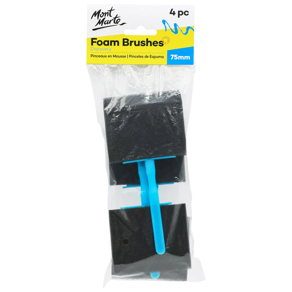 Foam Brushes Discovery 75mm (2.9in) 4pc