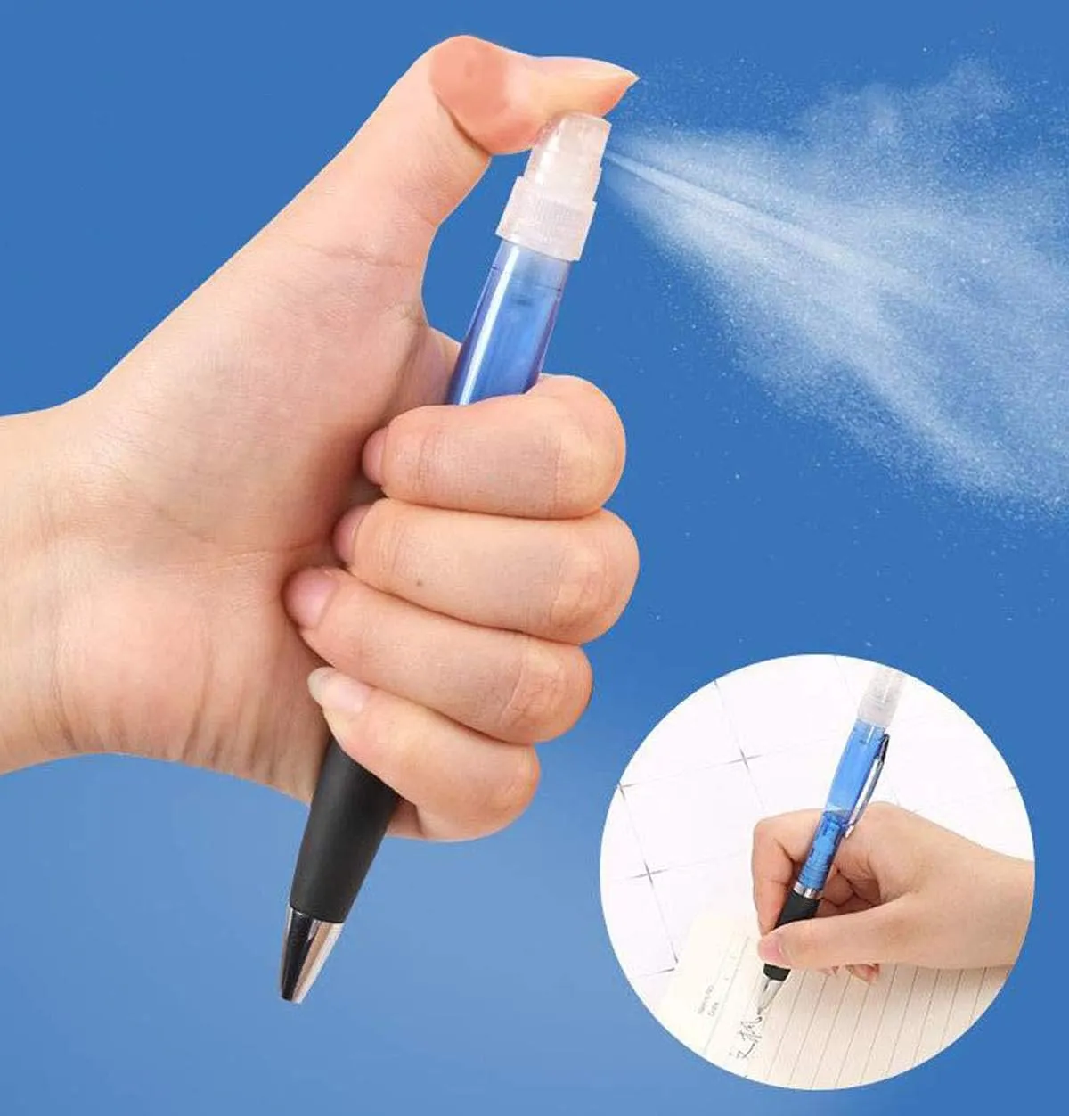 Hand Sanitizer Mist Spray Pen - Portable, Refillable Bottle for Travel, Office 10 ml Spray Bottle