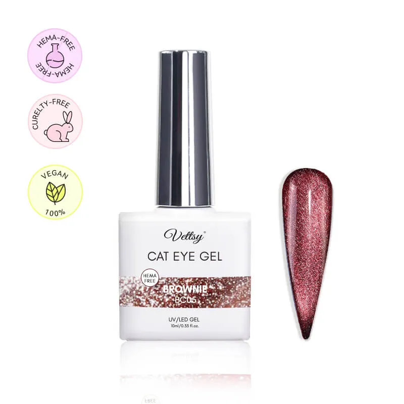 Hema-Free Cat Eye Set-Brownie