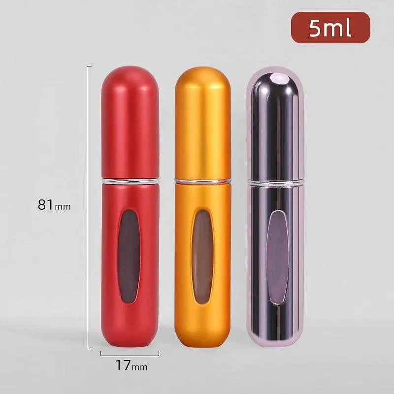 Mini Perfume Atomizer Set: Portable Refillable Spray Bottles