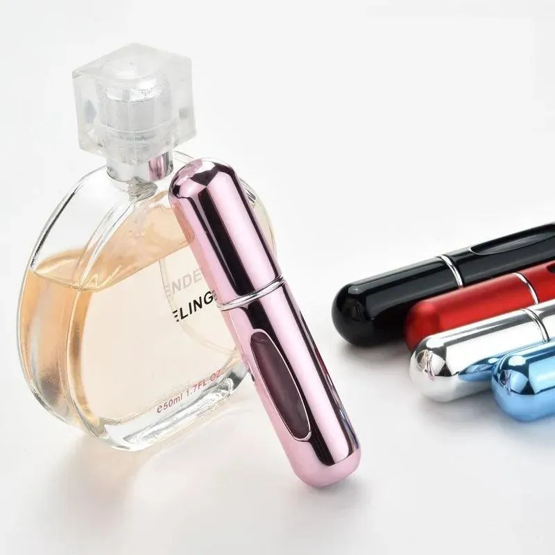 Mini Perfume Atomizer Set: Portable Refillable Spray Bottles