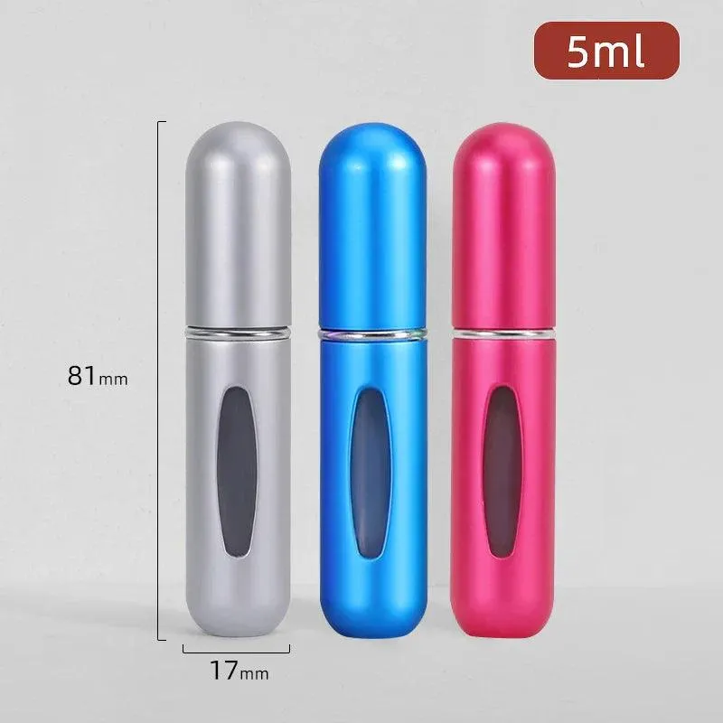 Mini Perfume Atomizer Set: Portable Refillable Spray Bottles