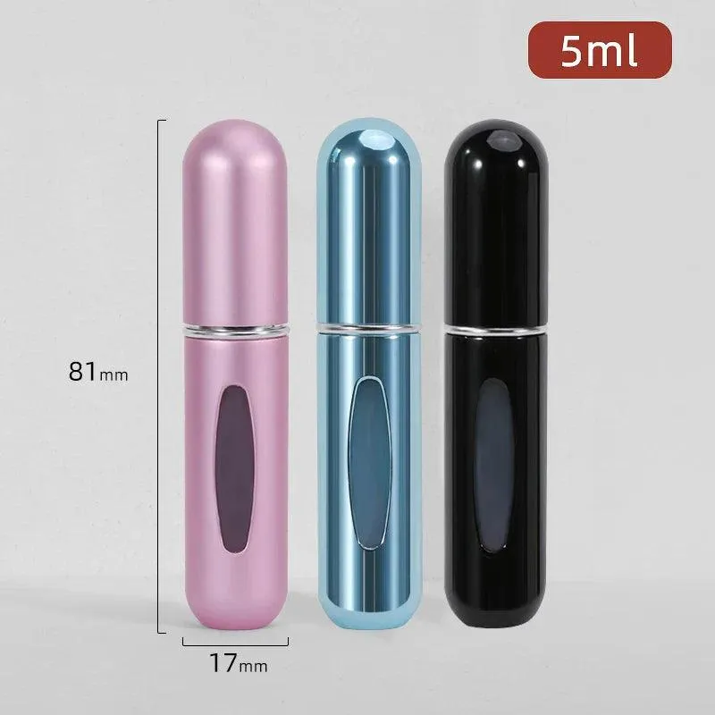 Mini Perfume Atomizer Set: Portable Refillable Spray Bottles