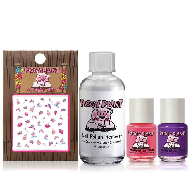 *NEW* Piggy Paint Pretty Princess Polish and Remover Gift Set