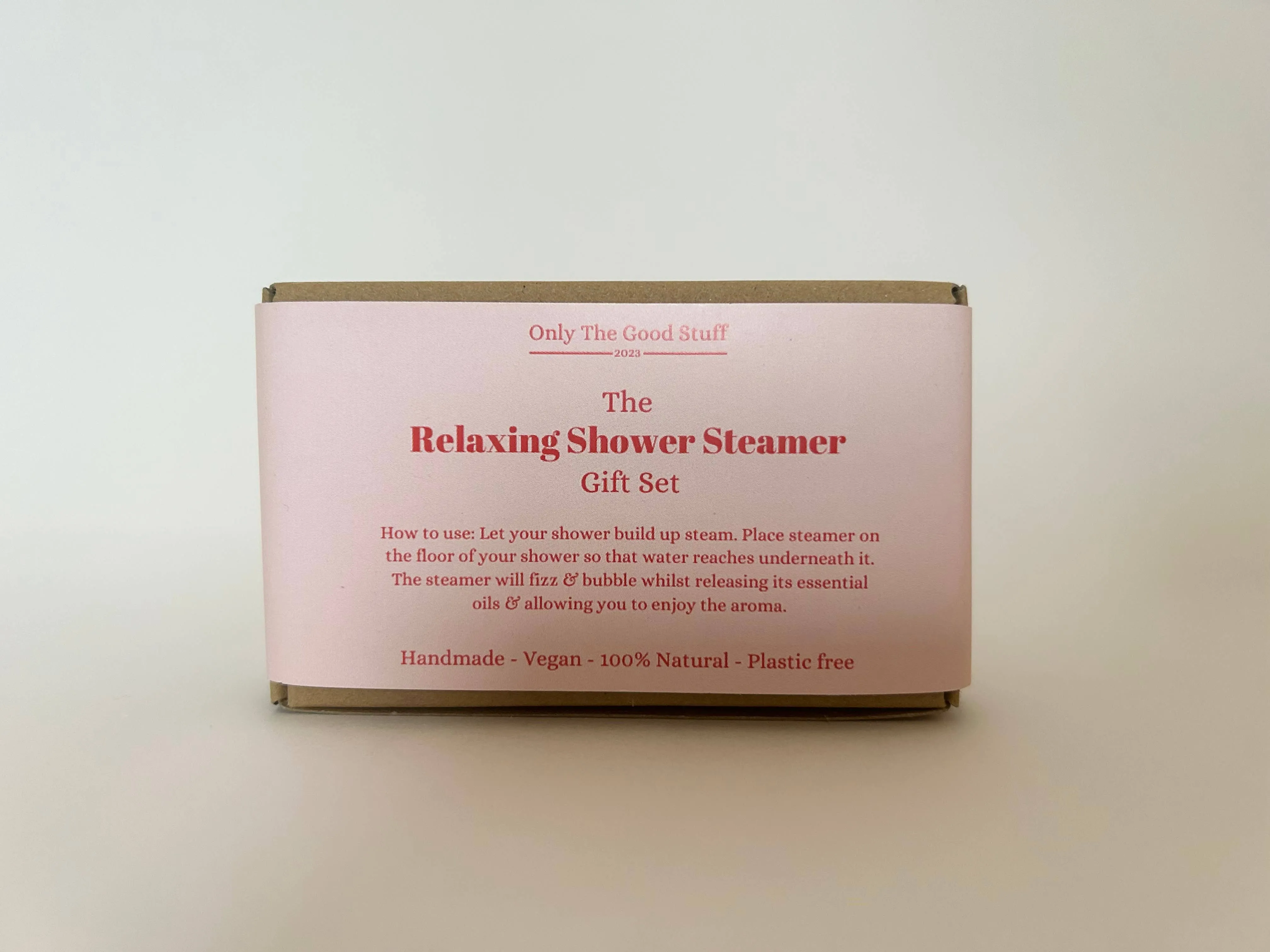 Only The Good Stuff - Two Piece Mini Shower Steamer Gift Set- Relaxing: Happy Birthday