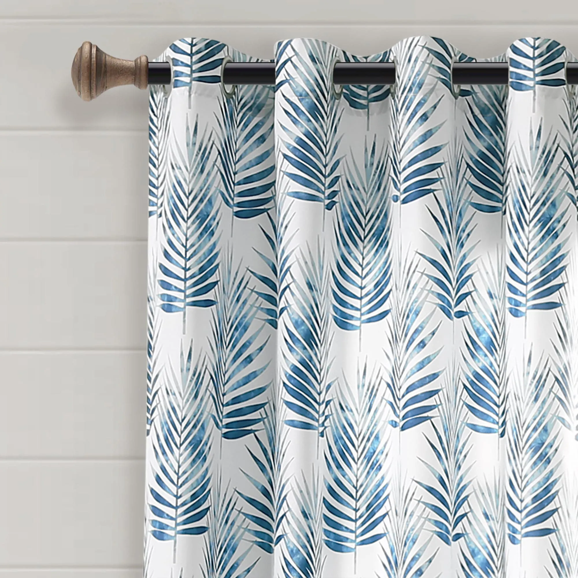 Palm Lane Window Curtain Panel Set