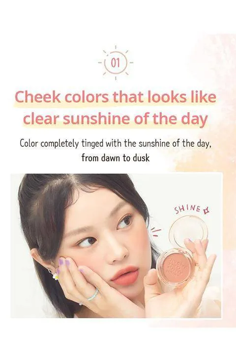 Peripera Pure Blushed Sunshine Cheek 4.2g - 13Color