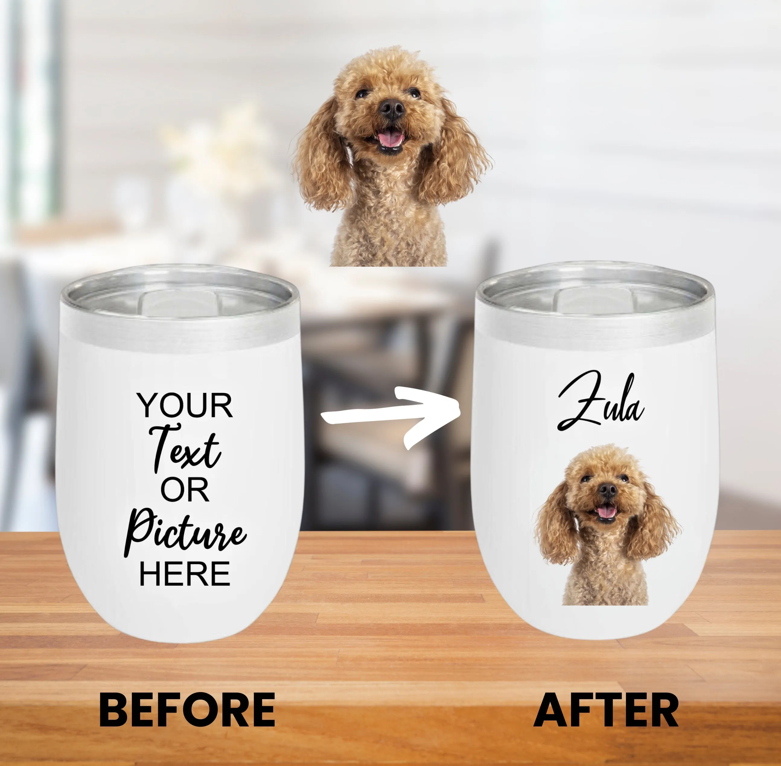 Personalized Vintage Wine Tumbler