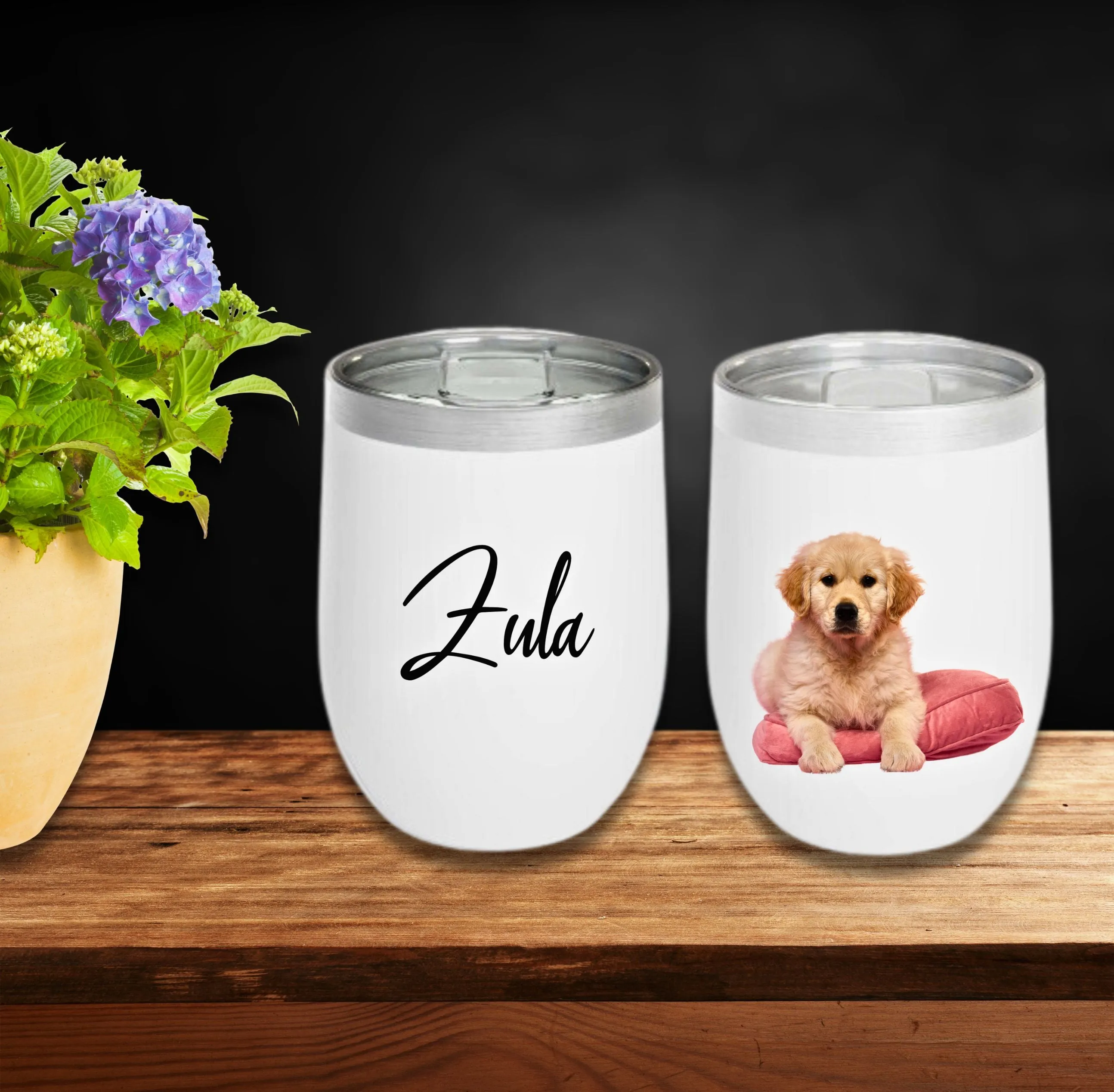 Personalized Vintage Wine Tumbler