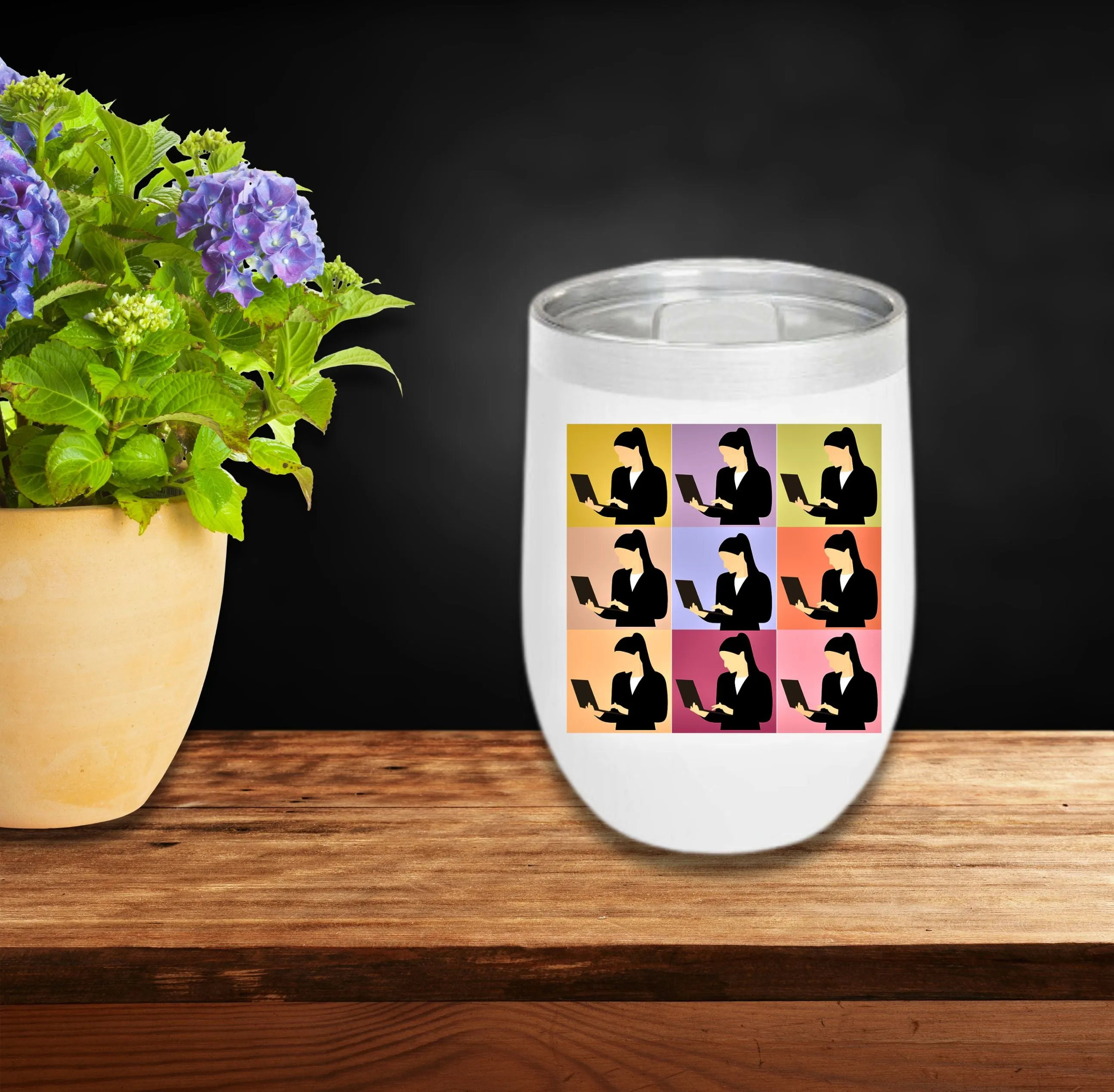 Personalized Vintage Wine Tumbler