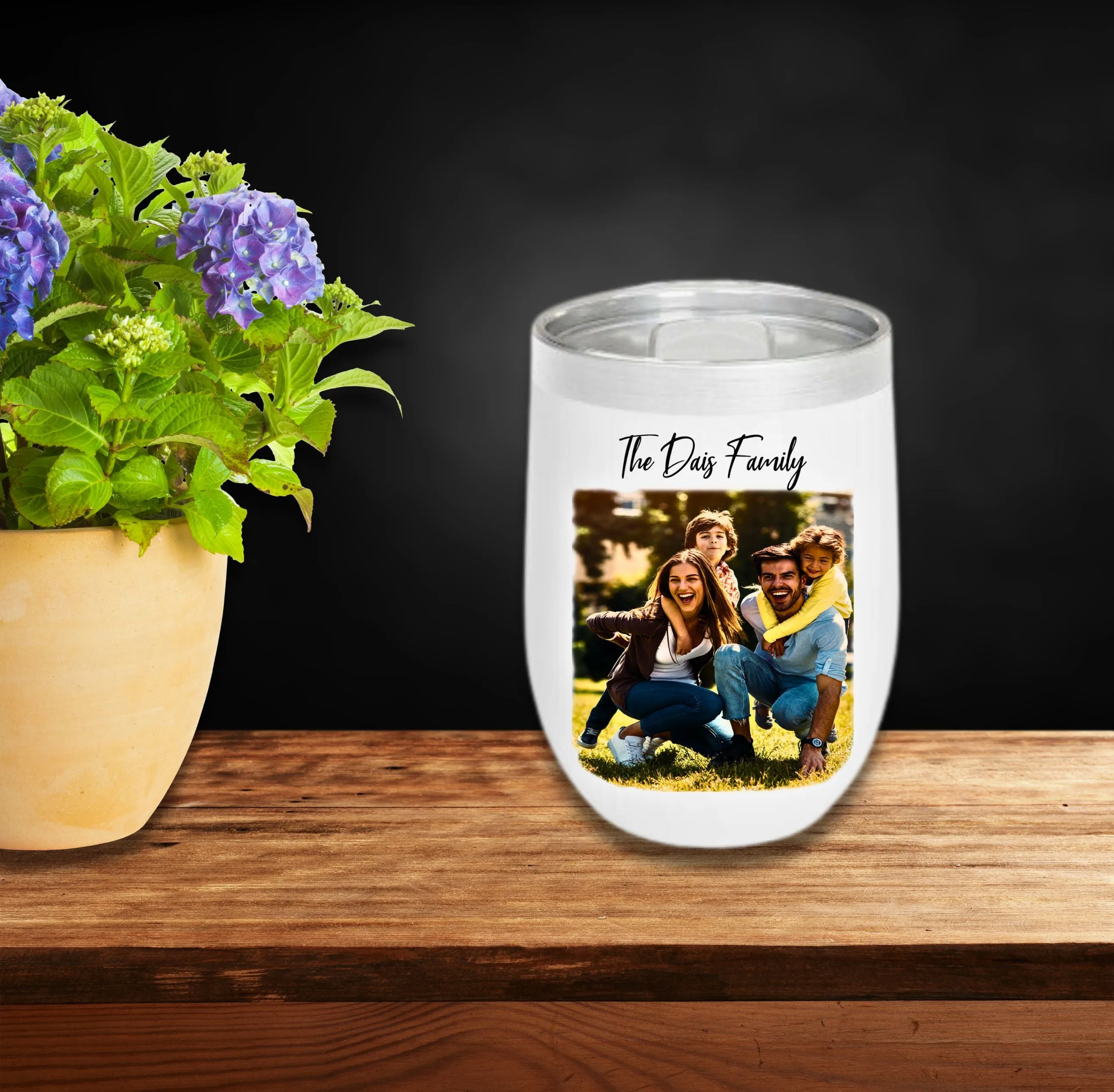 Personalized Vintage Wine Tumbler