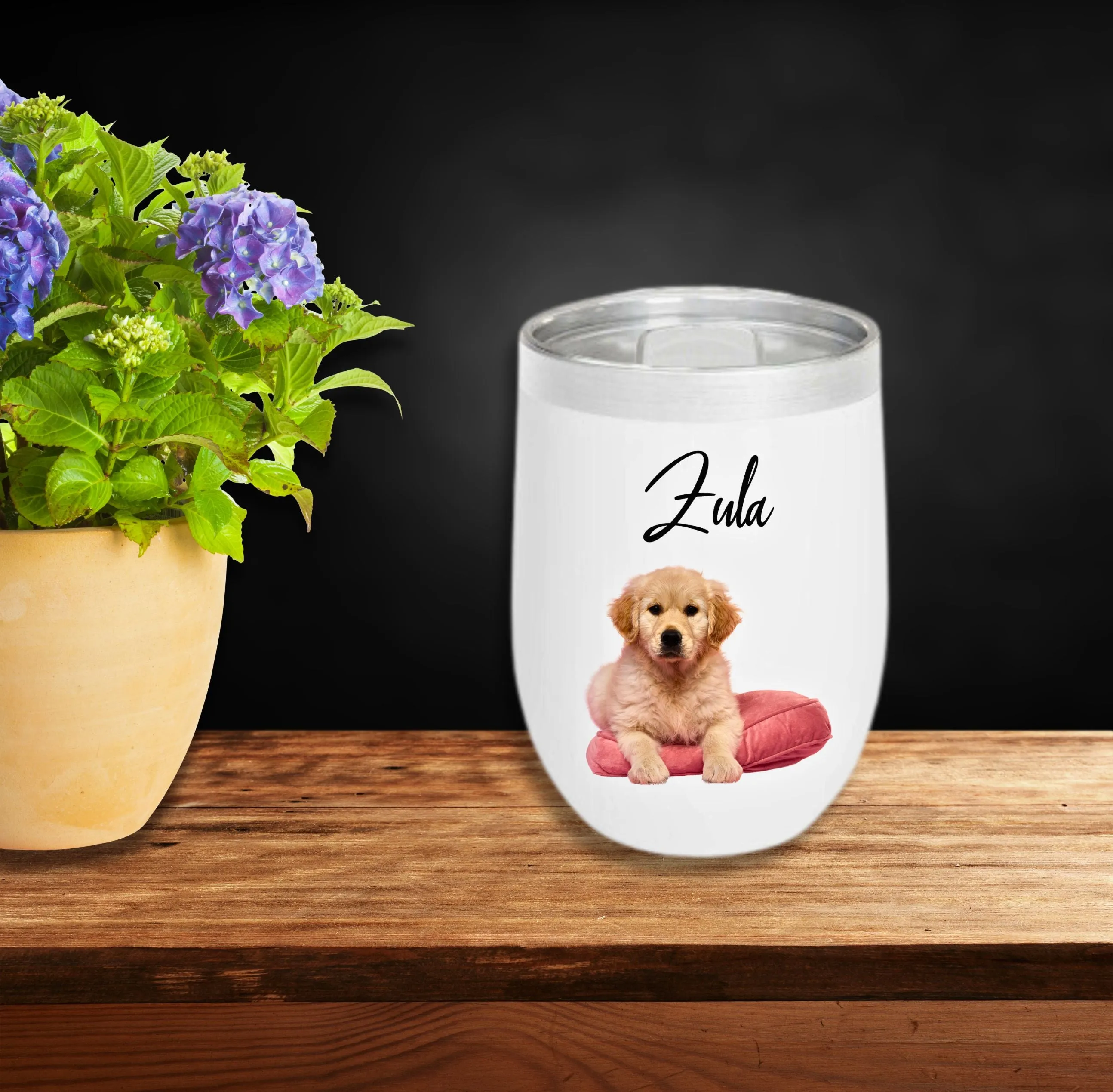 Personalized Vintage Wine Tumbler