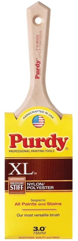 Purdy XL Moose 232330 Wall Brush, Nylon/Polyester Bristle, Shasta Handle :EA: QUANTITY: 1