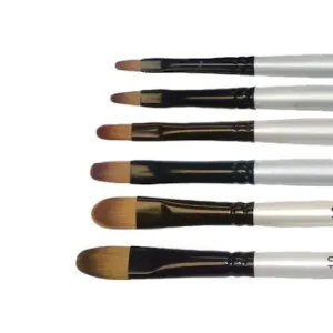 Simply Simmons Brushes - Short Handled Synthetic Filbert