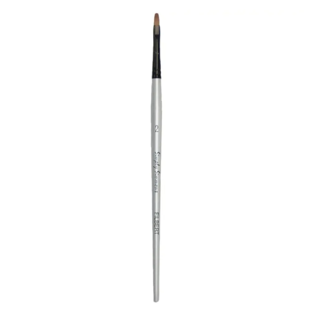 Simply Simmons Brushes - Short Handled Synthetic Filbert