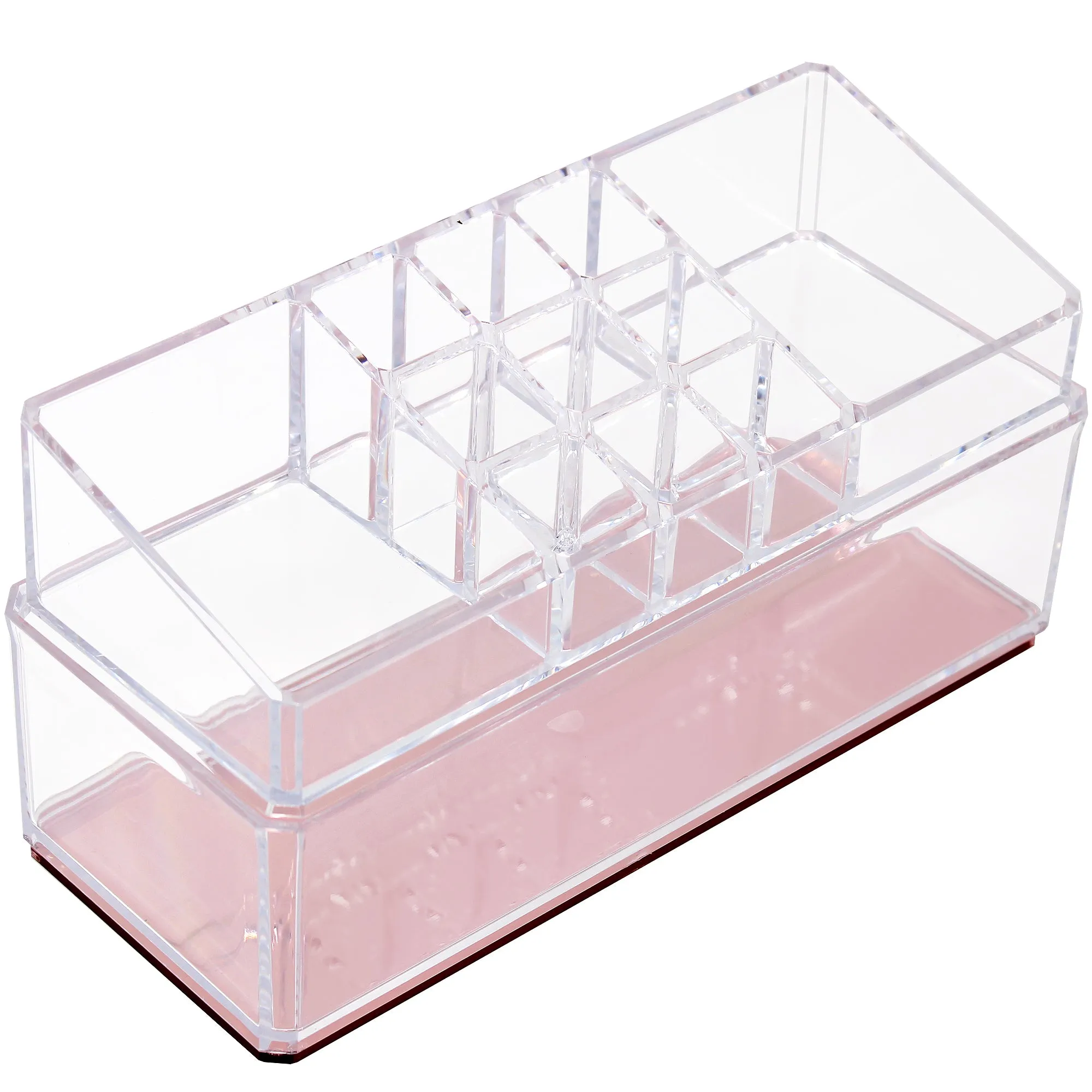 Sorbus 2-Tier Makeup Organizer Tray (16-Slot)