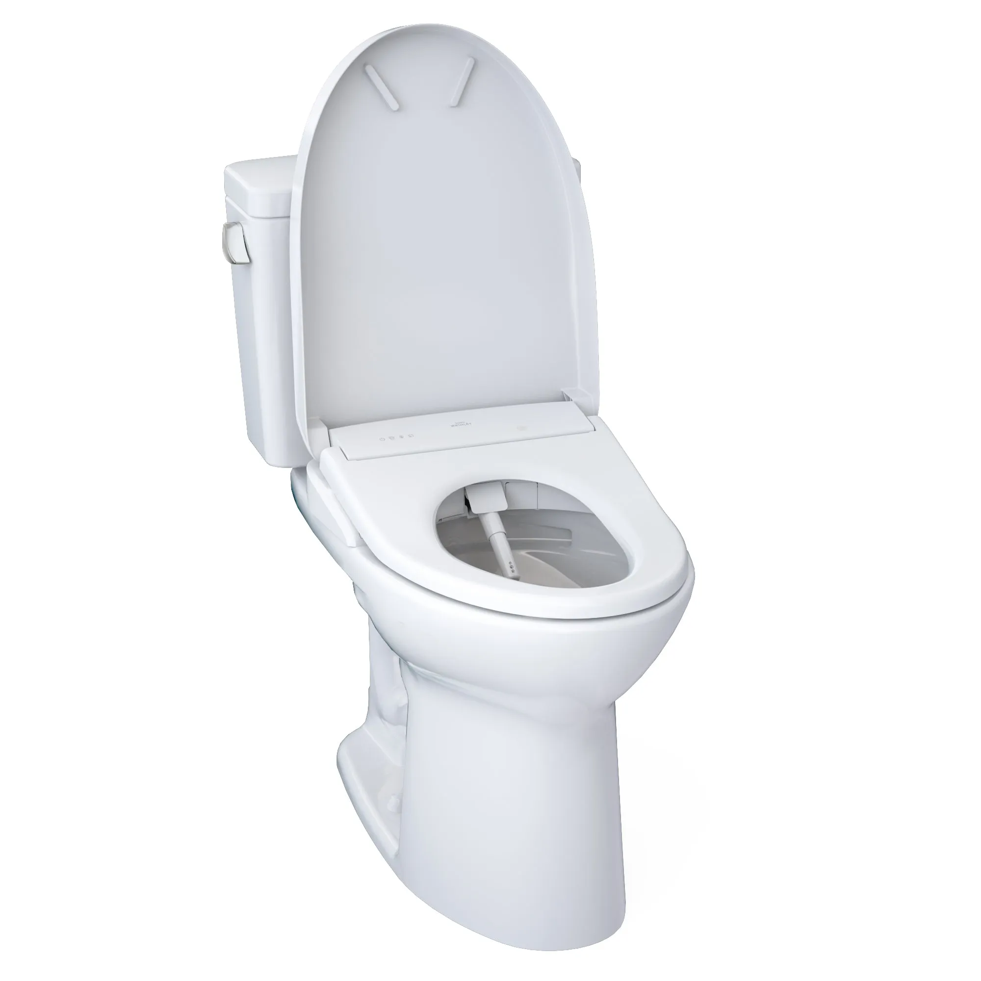 TOTO MW7764736CEFGA#01 Drake WASHLET  Two-Piece Toilet and S7A Bidet Seat with Auto Flush, Cotton White