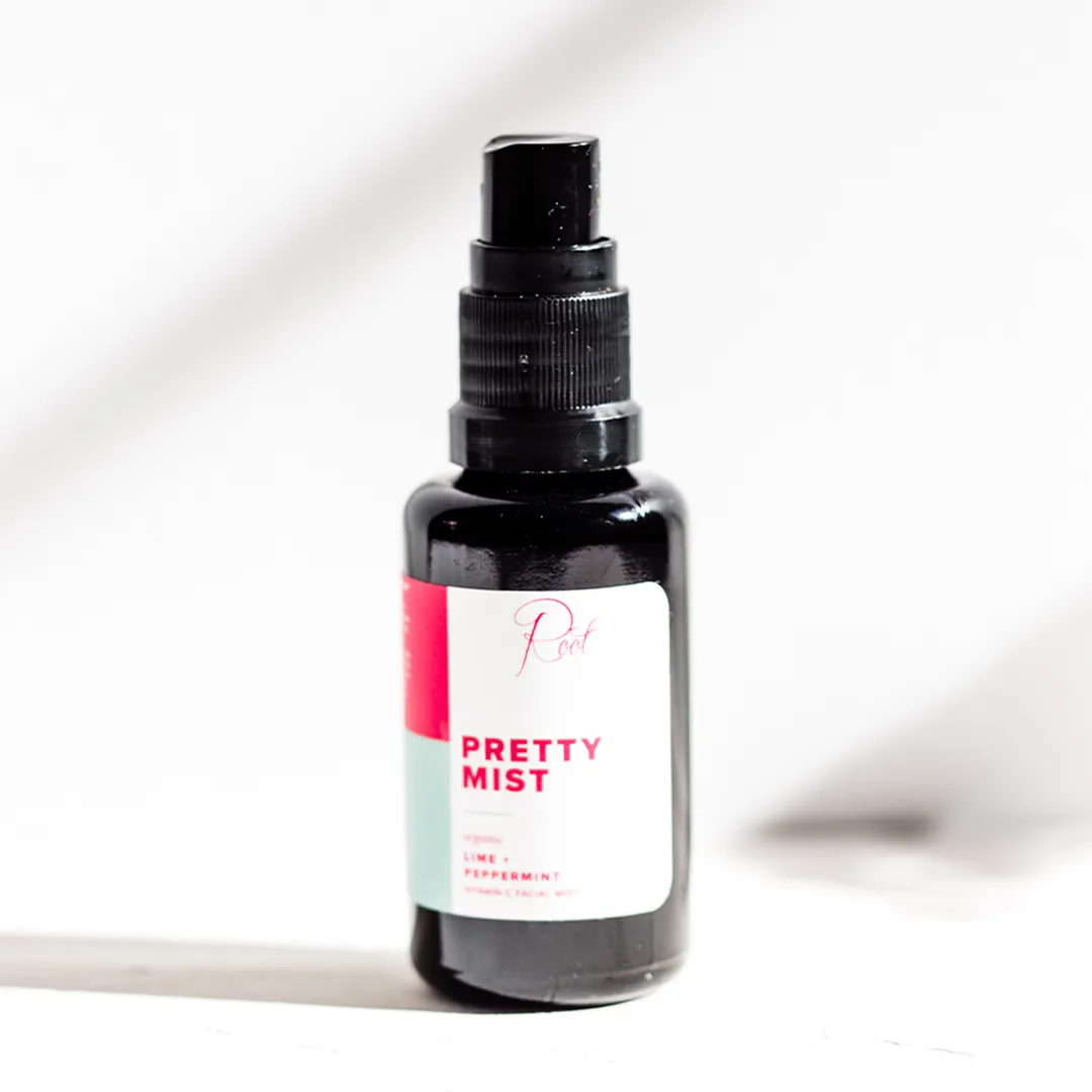 Trial Pretty Mist Lime   Peppermint Organic Facial Mist