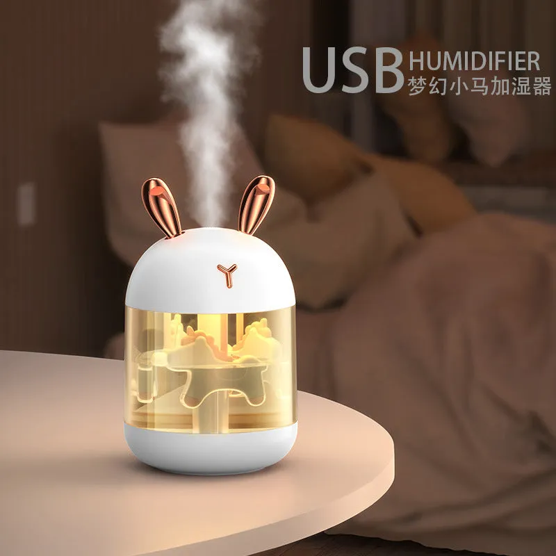 USB Mini Humidifier Car Aroma Diffuser