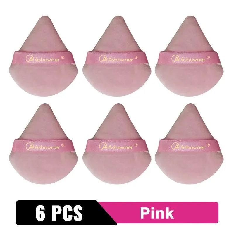 Velvet Triangle Makeup Sponge Set: Precision Beauty Sponges for Flawless Application